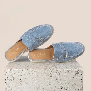 A. SOLIANI DENIM SLIDE